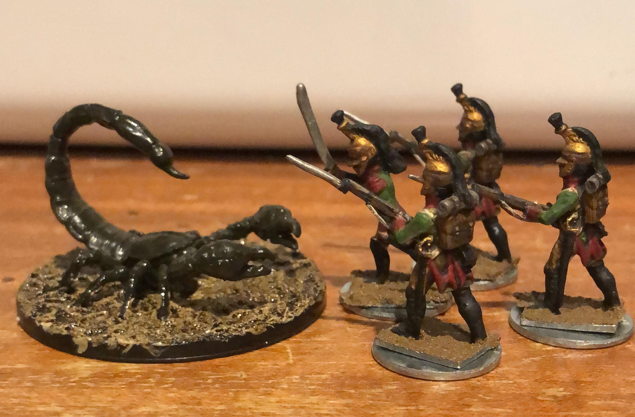 Dragoons vs. Giant Scorpion